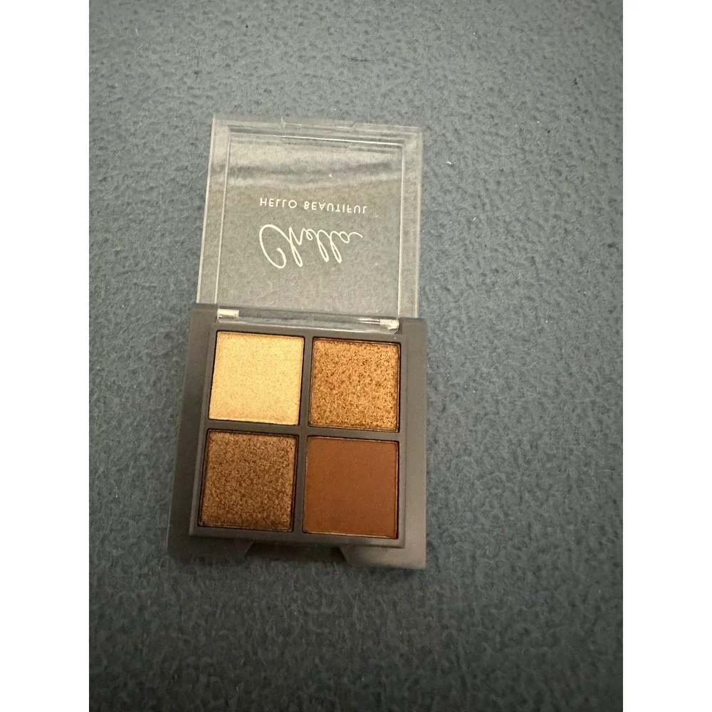 Chella Mini Manifest Bronze Eyeshadow Palette 4 Shade Quad Charisma Radiant